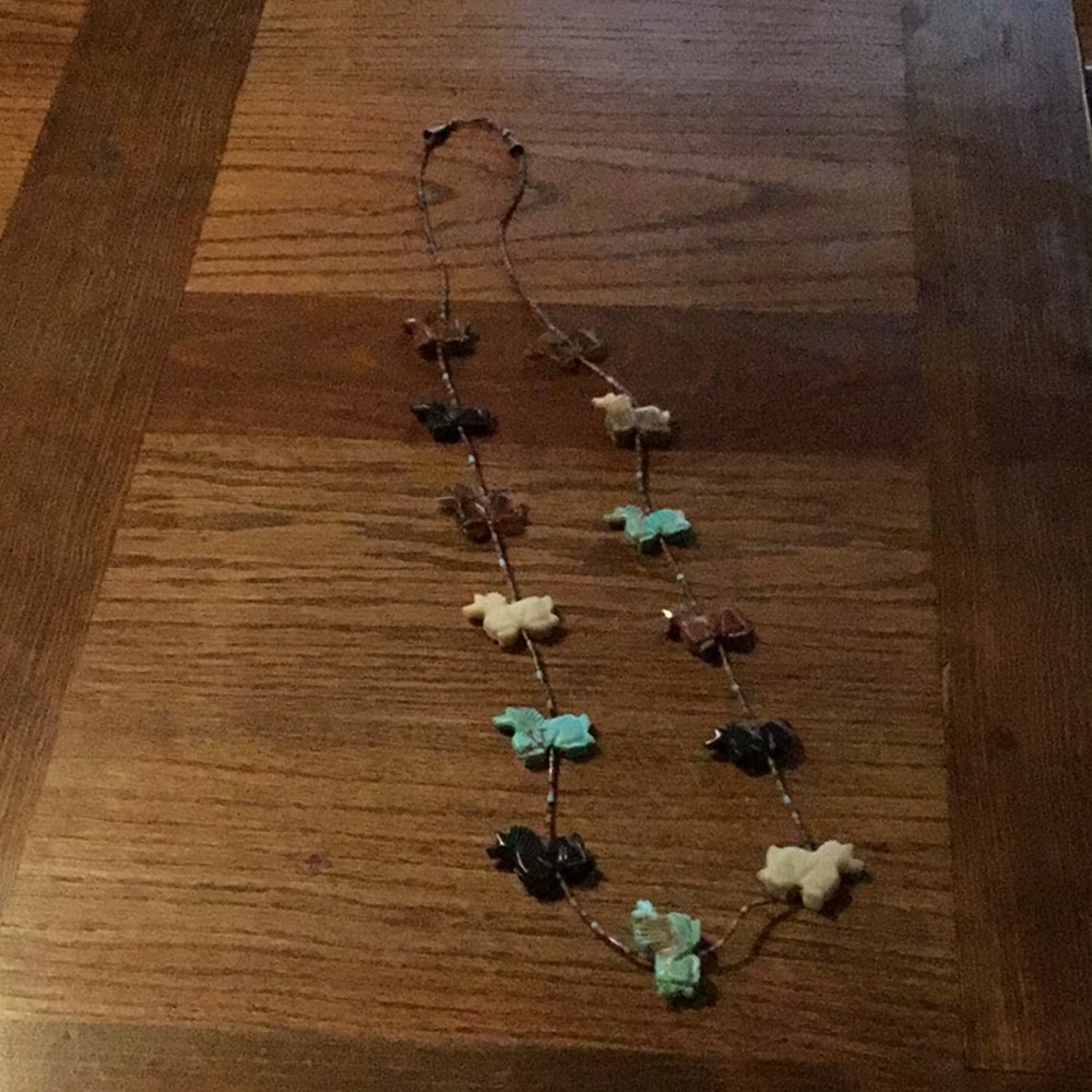 Zuni fetish necklace